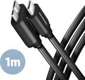 Obrázok pre výrobcu AXAGON BUMM3-CM10AB, SPEED kabel Micro-B USB <-> USB-C, 1m, USB 3.2 GEN 1, 3A, ALU, tpe, černý