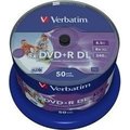 Obrázok pre výrobcu Verbatim DVD+R, DoubleLayer /8x/8,5GB/50pack/Print