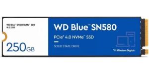 Obrázok pre výrobcu WD SSD Blue SN580 250GB / WDS250G3B0E / NVMe M.2 PCIe Gen4 / Interní / M.2 2280