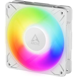 Obrázok pre výrobcu ARCTIC P12 Pro A-RGB (bílá) - 120mm A-RGB PWM ventilátor s rozdělovačem kabelů