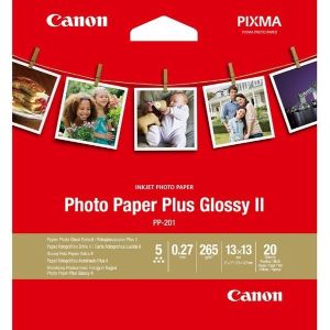 Obrázok pre výrobcu Canon PP-201,13x13cm fotopapír lesklý,20 ks,265g/m