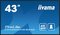 Obrázok pre výrobcu 43" iiyama LH4360UHS-B2AG:VA,4K UHD,Android,24/7