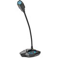 Obrázok pre výrobcu NEDIS stolní herní mikrofon/ ohebné rameno/ tlačítko ztlumení/ USB/ 3,5mm jack/ citlivost -30dB/ černo-modrý