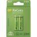 Obrázok pre výrobcu Nabíjacia batéria, AA (HR6), 1.2V, 2100 mAh, GP, papierová krabička, 2-pack, ReCyko