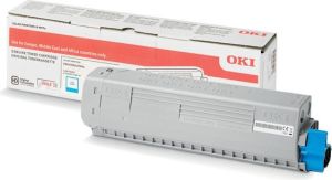 Obrázok pre výrobcu OKI originál toner 47095703, cyan, 5000str., OKI C824, 834, 844, O