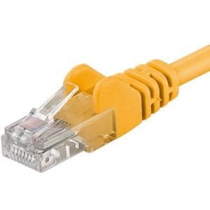 Obrázok pre výrobcu PremiumCord Patch kabel UTP RJ45-RJ45 level 5e 0.5m žlutá