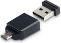 Obrázok pre výrobcu VERBATIM Flash disk Store ´n´ Stay NANO/ 16GB/ USB 2.0 + OTG adaptér/ černá