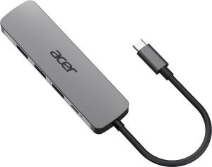 Obrázok pre výrobcu Acer 5IN1 Type- C dongle, 1x HDMI (až 3840x2160@60hz), 3x USB 3.0 5Gbps ports, 1x Type-C up to 100W PD port (host)