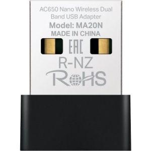 Obrázok pre výrobcu Mercusys MA20N AC650 Nano Wi-Fi USB Adapter