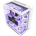 Obrázok pre výrobcu NZXT skříň H9 Elite dvoukomorová ATX / 3xRGB 120 mm / 1x 120mm fan / prosklená / RGB&fan controler / bílá