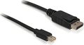 Obrázok pre výrobcu Delock kabel DisplayPort mini (samec) na Displayport (samec), 3 metre