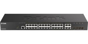 Obrázok pre výrobcu D-Link DGS-2000-28 Managed switch, 24x GbE, 4x RJ45/SFP, fanless