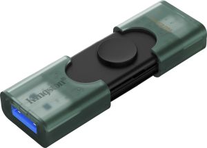 Obrázok pre výrobcu DataTraveler Duo G2 128GB /USB 3.2/USB-A + USB-C/Zelená