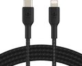 Obrázok pre výrobcu BELKIN kabel oplétaný USB-C - Lightning, 2m, černý