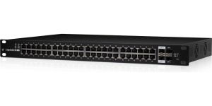 Obrázok pre výrobcu UBNT Edge Switch 48-port Gigabit Ethernet, 2x SFP, 2x SFP+, PoE 24V, PoE 802.3af/at, 500W