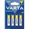 Obrázok pre výrobcu Batéria tužková, AAA, 1.5V, Varta, blister, 4-pack, VAL-LR3E, Energy