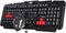 Obrázok pre výrobcu Marvo KW509, klávesnica s optickou myšou, CZ/Sk, herná sada, membránová typ bezdrôtová, čierna