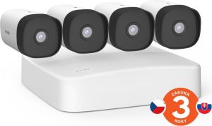 Obrázok pre výrobcu Tenda K4P-4TR - PoE kamerový set 4MPx, 4CH NVR + 4x IP kamera 4MPx, IP67, zvuk, web. rozhraní,CZ app