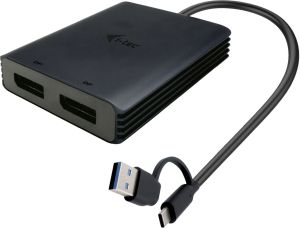 Obrázok pre výrobcu i-tec USB-A/USB-C Dual 4K DP Video Adapter