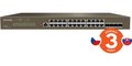 Obrázok pre výrobcu Tenda TEG3328F Gigabit L2 Managed Switch, 24x RJ45 1Gb/s, 4x SFP, STP, RSTP, MSTP, IGMP, VLAN, Rack