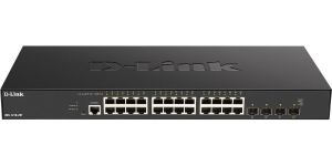 Obrázok pre výrobcu D-Link DXS-1210-28T 24 x 10G Base-T ports + 4 x 10G/25G SFP28 ports Smart Managed Switch