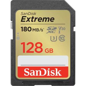 Obrázok pre výrobcu SanDisk Extreme SDXC 128GB 180MB/s V30 UHS-I U3