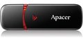 Obrázok pre výrobcu Apacer USB flash disk, 2.0, 64GB, AH333, čierny, červený, AP64GAH333B-1, s krytkou