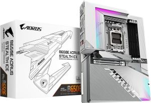 Obrázok pre výrobcu Gigabyte AORUS B650E STEALTH ICE, AMD B650E, AM5, 4xDDR5, ATX