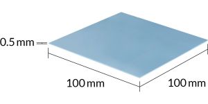 Obrázok pre výrobcu ARCTIC Thermal pad TP-3 100x100mm, 0.5mm (Premium)