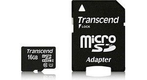 Obrázok pre výrobcu Transcend Micro SDHC karta 16GB Class 10 UHS-I + Adaptér