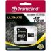 Obrázok pre výrobcu Transcend Micro SDHC karta 16GB Class 10 UHS-I + Adaptér