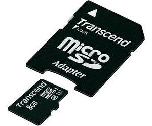 Obrázok pre výrobcu Transcend Micro SDHC karta 8GB Class 10 UHS-I + Adaptér