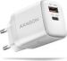 Obrázok pre výrobcu AXAGON ACU-PQ20W nabíječka do sítě 20W, 2x port (USB-A + USB-C), PD3.0/PPS/QC4+/AFC/Apple, bílá