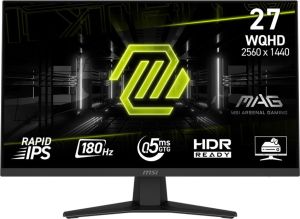 Obrázok pre výrobcu MSI MAG 274QF 27"/IPS/QHD/ 180Hz/0,5ms/Černá/3R