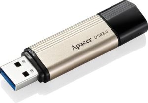 Obrázok pre výrobcu Apacer USB flash disk, USB 3.0, 64GB, AH353, zlatý, AP64GAH353C-1, USB A, s krytkou