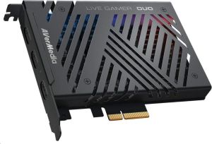 Obrázok pre výrobcu AVERMEDIA Live Gamer DUO GC570D, duální střihová karta, PCI-E, 2x HDMI, Full HD, 2160p, MPEG 4, RGB podsvícení