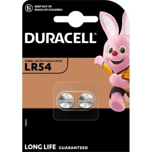 Obrázok pre výrobcu Duracell Alkalická knoflíková baterie LR54 2 ks