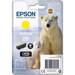 Obrázok pre výrobcu EPSON ink bar Singlepack Yellow 26 Claria Premium Ink