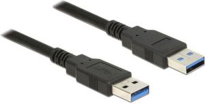 Obrázok pre výrobcu Delock Cable USB 3.0 Type-A male > USB 3.0 Type-A male 0.5m black