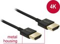 Obrázok pre výrobcu Delock Cable High Speed HDMI with Ethernet A male > A male 3D 4K 3m Slim