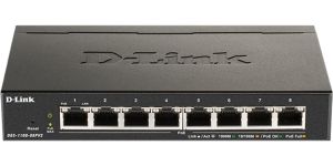 Obrázok pre výrobcu D-Link DGS-1100-08PV2 8-Port PoE Gigabit Smart Managed Switch- 8-Port 1000BaseTX Auto-Negotiating 10/100/1000Mbps Switch