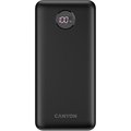 Obrázok pre výrobcu Canyon PB-2002, Powerbank, Li-Pol, 20.000 mAh, Digitálny displej, Vstup: 1x USB-C, Výstup: 1x USB-C a 2x USB-A, čierna