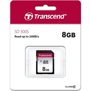 Obrázok pre výrobcu Transcend 8GB SDHC 300S (Class 10) paměťová karta