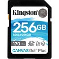 Obrázok pre výrobcu Kingston 256GB SDXC Canvas Go! Plus 170R/90W CL10 U3 V30