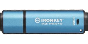 Obrázok pre výrobcu Kingston IronKey Vault Privacy 50 256GB /USB 3.2/USB-A/Modrá
