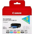 Obrázok pre výrobcu Canon PGI-550 + CLI-551 C/M/Y/BK/GY  Multi pack
