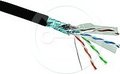 Obrázok pre výrobcu SOLARIX SXKD-6-FTP-PE Solarix vonkajšie inštalačný kábel CAT6 FTP drôt PE 500m/špulka