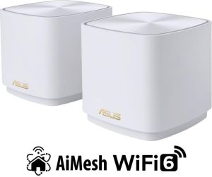 Obrázok pre výrobcu ASUS ZenWiFi XD4 Plus 2-pack white Wireless AX1800 Dual-band Mesh WiFi 6 System