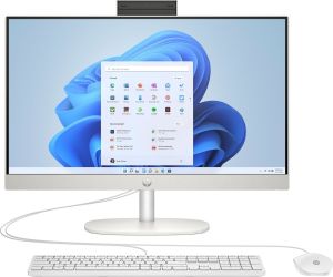 Obrázok pre výrobcu HP 24-cr0017nc AiO, INTEL i5-1334U, 23.8 1920x1080/IPS/Touch, UMA, 16GB, SSD 1TB, W11H, White, WiFi+BT