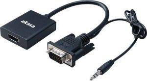 Obrázok pre výrobcu AKASA - VGA na HDMI s audio kabelem